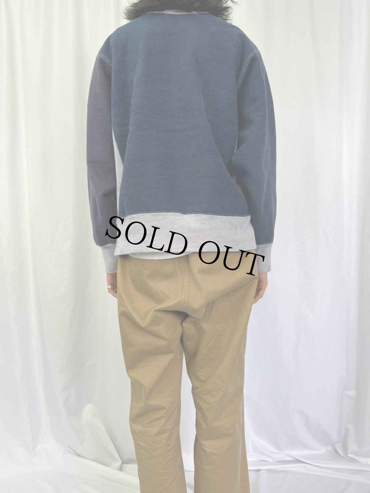 画像4: 80's Champion トリコタグ REVERSE WEAVE USA製 2トーン スウェット L (4)