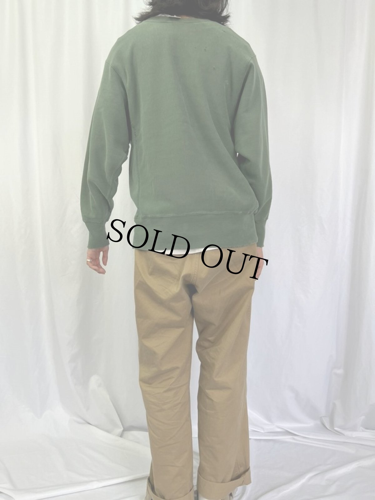 画像4: 70's Champion 青単色タグ REVERSE WEAVE USA製 "MICHIGAN STATE BASKETBALL" プリントスウェット L (4)