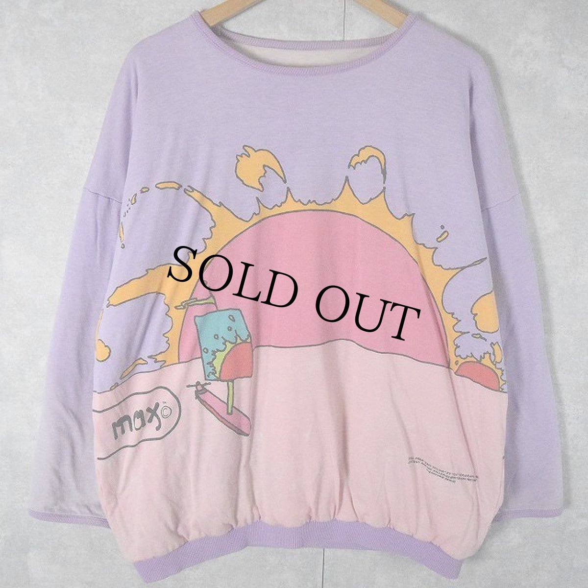 画像2: 80's NEO MAX "PETER MAX SIGNATURE SERIES" アート柄 リバーシブルスウェット (2)