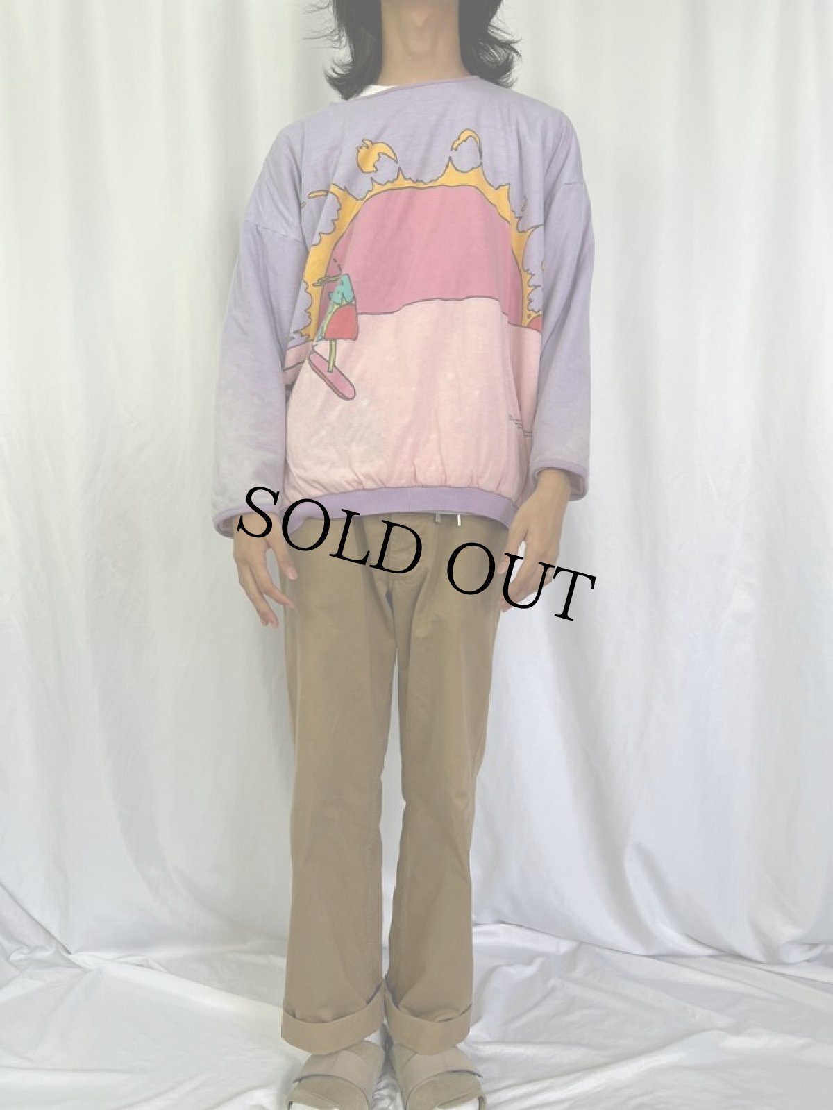 画像3: 80's NEO MAX "PETER MAX SIGNATURE SERIES" アート柄 リバーシブルスウェット (3)