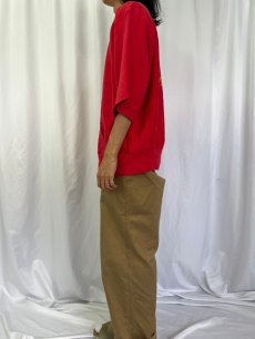 画像3: 70's Champion 青単色タグ REVERSE WEAVE USA製 "WILLAMETTE UNIVERSITY" カットオフ プリントスウェット XL (3)