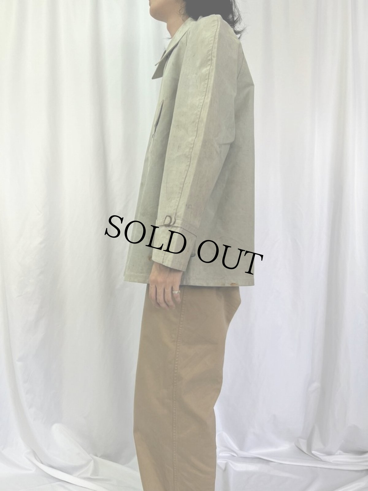 画像3: 50's BECK ゴム引き ステンカラーコート (3)