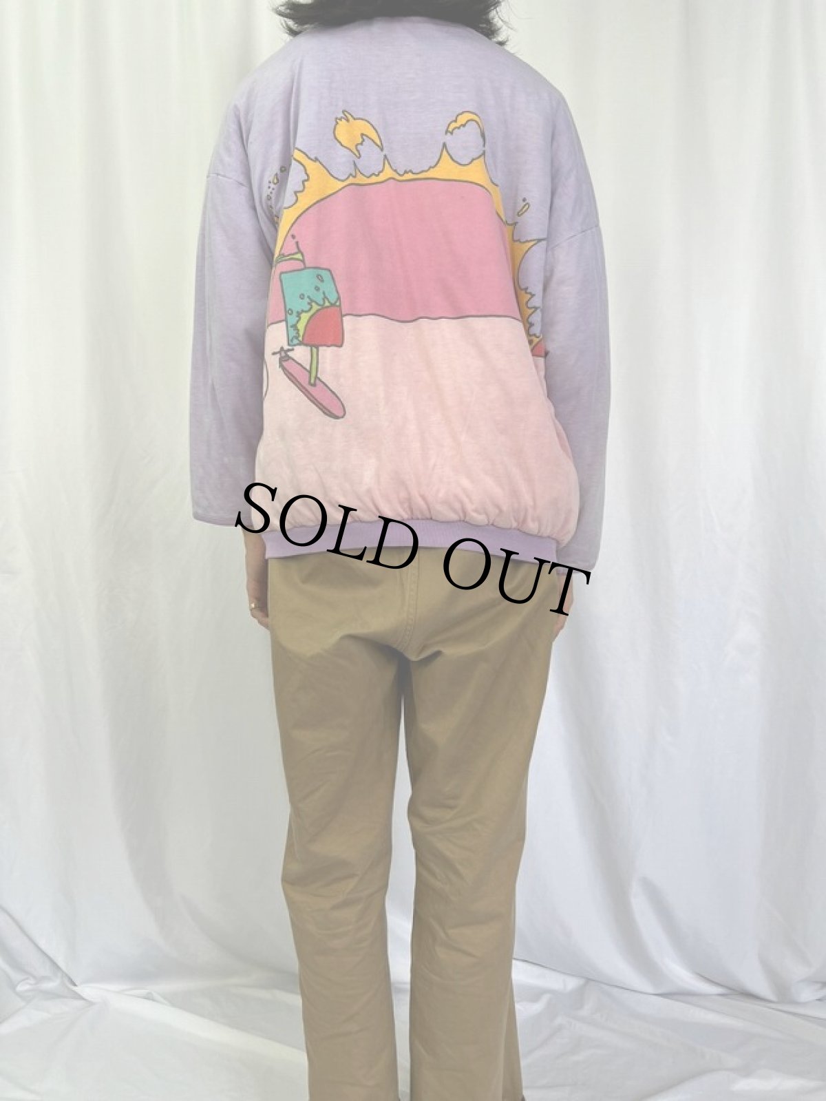 画像5: 80's NEO MAX "PETER MAX SIGNATURE SERIES" アート柄 リバーシブルスウェット (5)