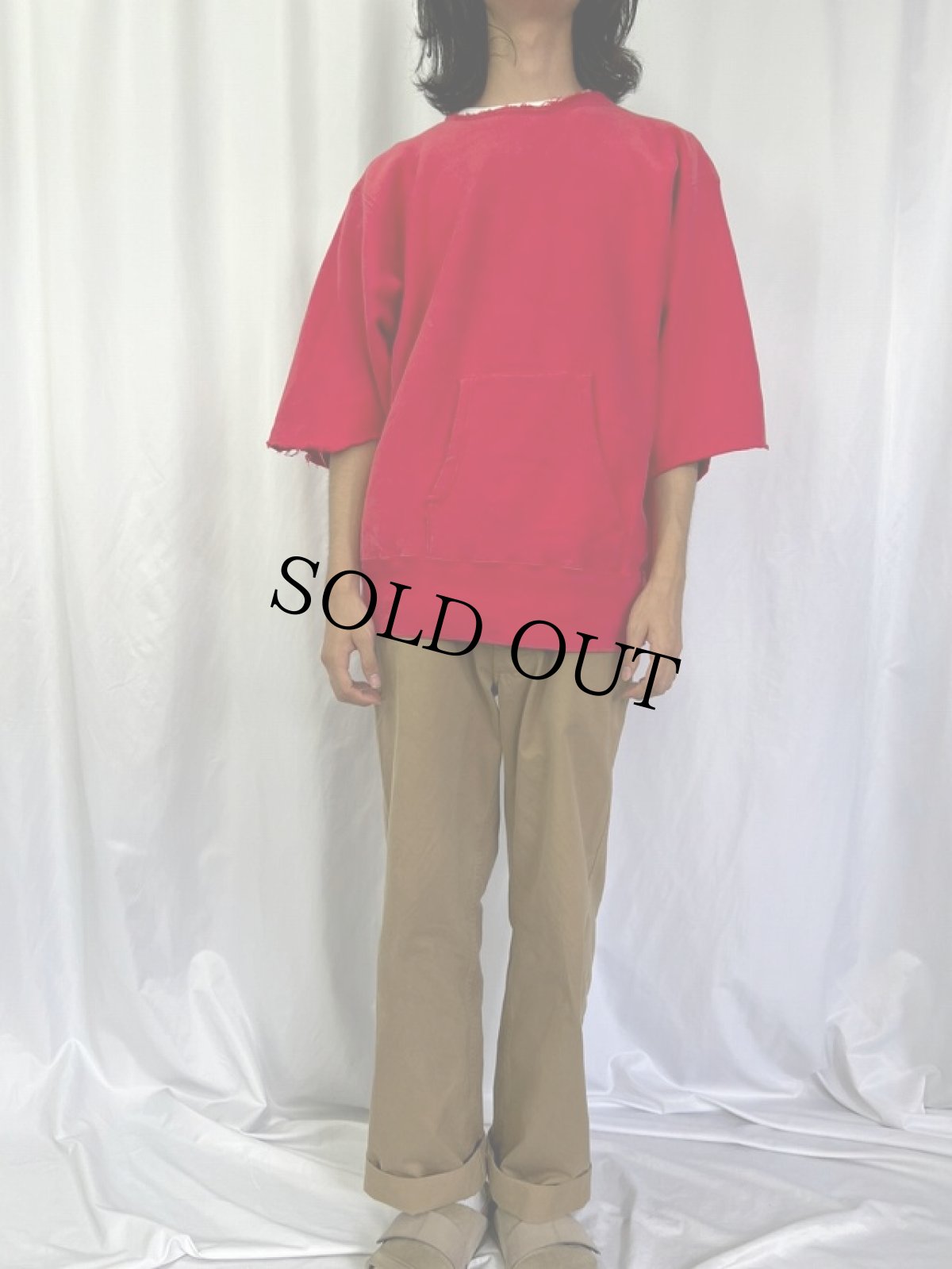 画像2: 70's Champion 青単色タグ REVERSE WEAVE USA製 "WILLAMETTE UNIVERSITY" カットオフ プリントスウェット XL (2)