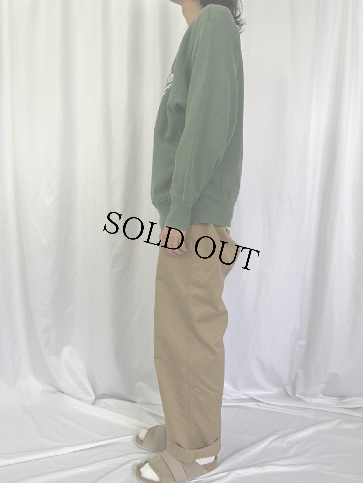 画像3: 70's Champion 青単色タグ REVERSE WEAVE USA製 "MICHIGAN STATE BASKETBALL" プリントスウェット L (3)