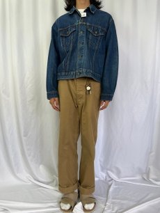 画像2: 60's LEVI'S BIGE 70505 4th デニムジャケット (2)