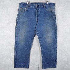画像1: 70's Levi's 501 USA製 内股シングル デニムパンツ W42 (1)