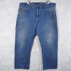 画像1: 70's Levi's 501 USA製 内股シングル デニムパンツ W42 (1)