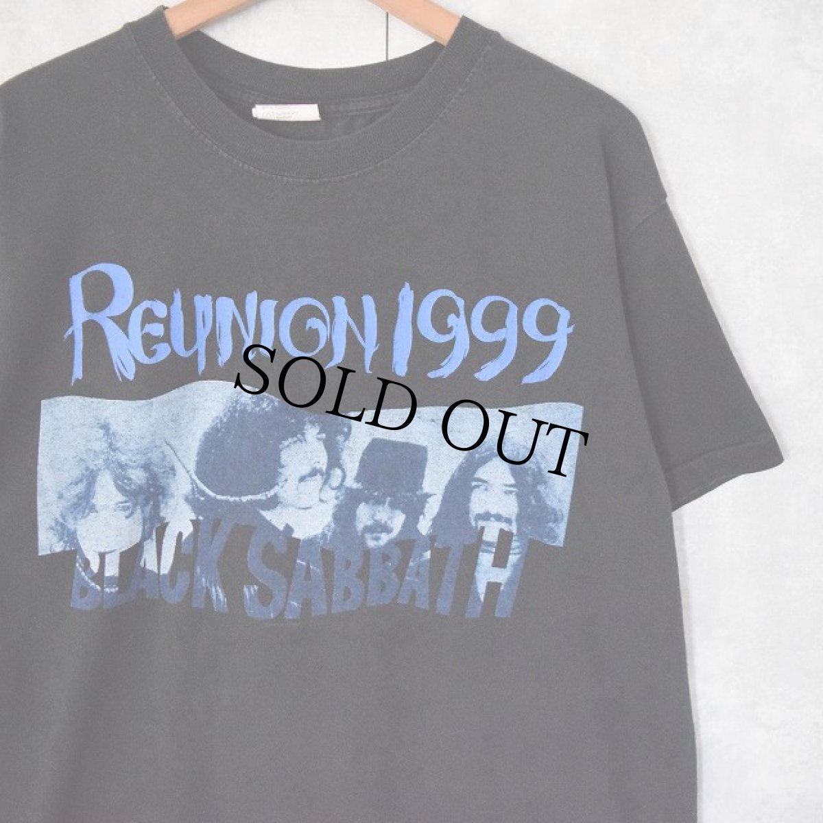 画像1: 90's BLACK SABBATH "REUNION 1999" ヘヴィメタルロックバンドプリントTシャツ L (1)