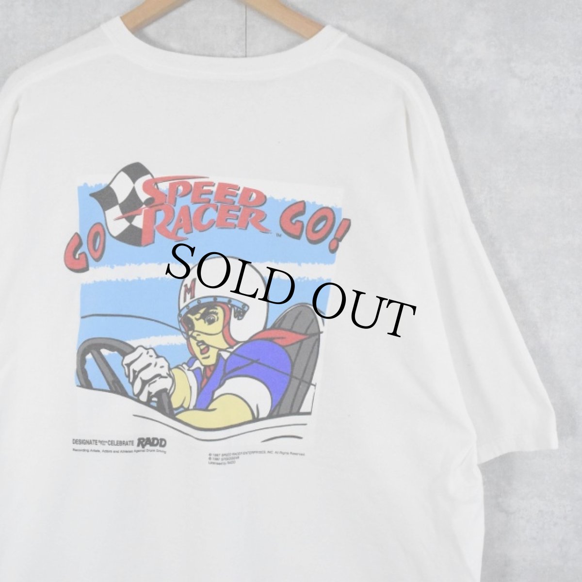 画像1: 90's SPEED RACER アニメプリントTシャツ (1)