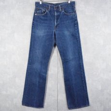 画像1: 70's Levi's 517 USA製 66single ブーツカットデニムパンツ W31 (1)