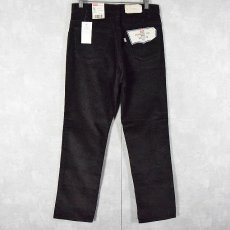 画像1: 80's Levi's 519 USA製 コーデュロイパンツ DEADSTOCK BLACK W31 (1)