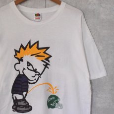 画像1: Calvin and Hobbes プリントTシャツ 2XL (1)