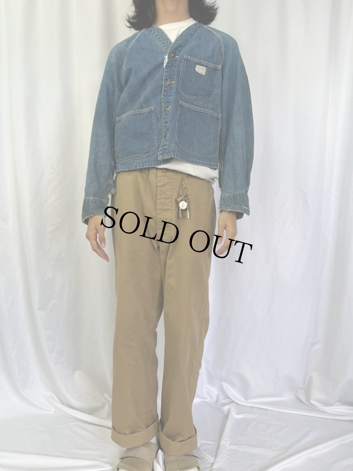 画像2: 60's BIGMAC デニムエンジニアジャケット (2)