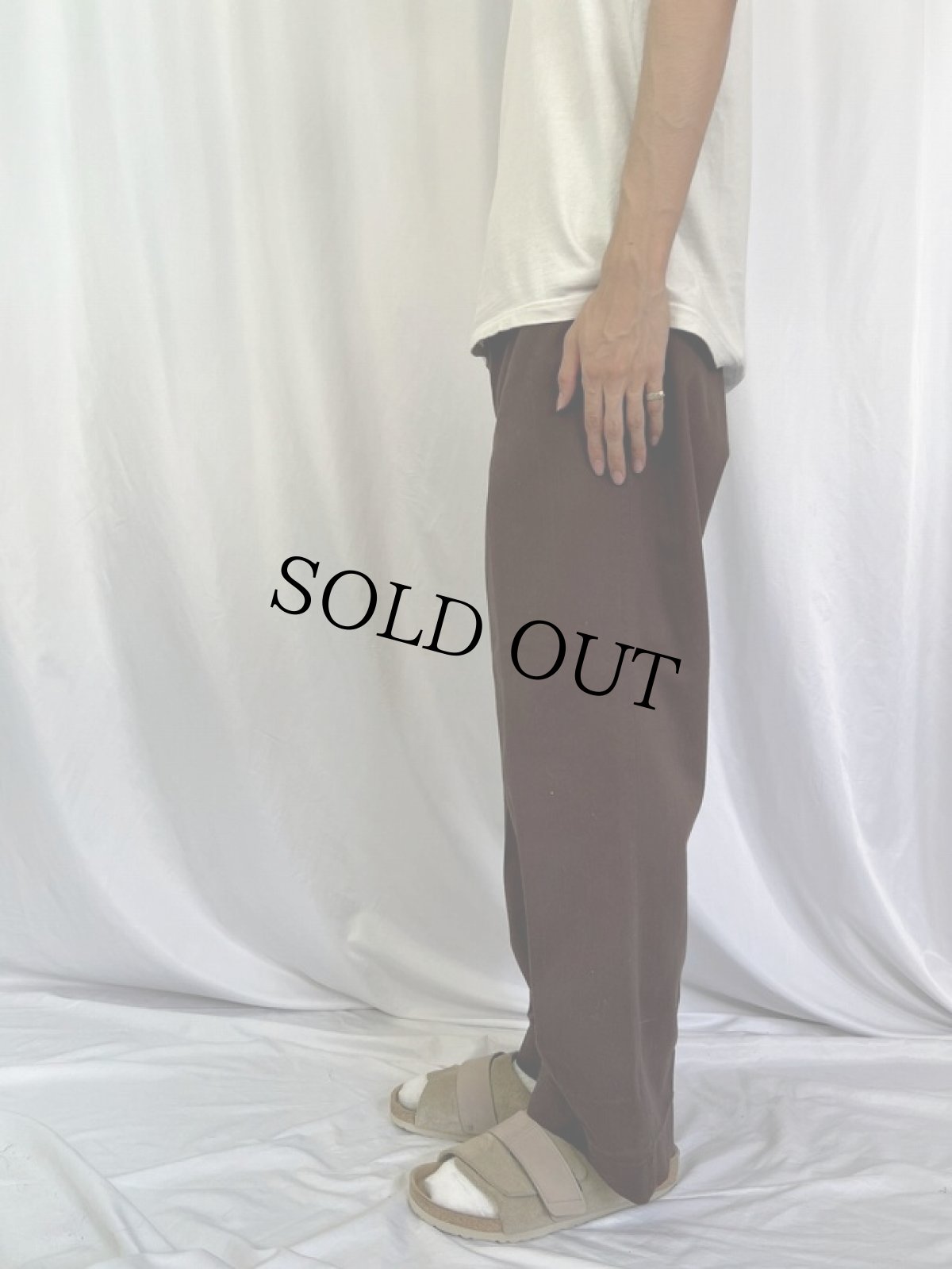 画像3: 60's Can't Bust'Em "FRISKO JEENS" ツイルワークトラウザーズ BROWN W35 (3)