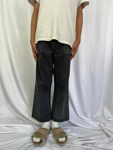画像2: 50's Can't Bust'Em "FRISKO JEENS" ツイルワークパンツ BLACK W34  (2)