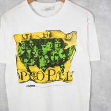 画像1: 90's June Jordan USA製 "THE PEOPLE" 詩人プリントTシャツ M (1)