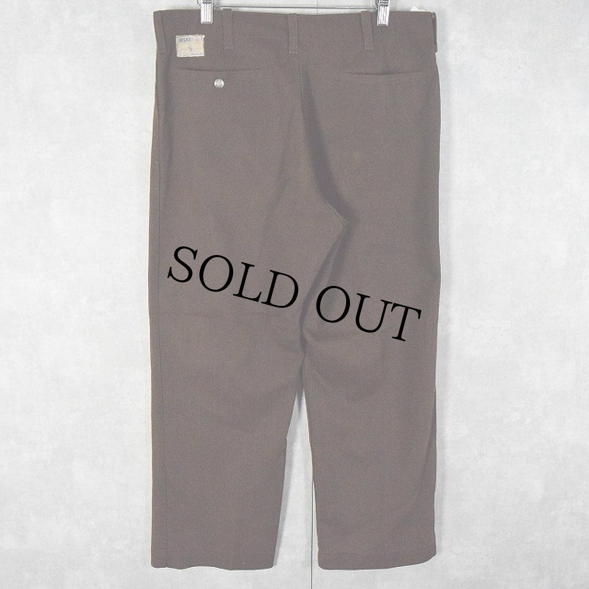 画像2: 60's Can't Bust'Em "FRISKO JEENS" ツイルワークトラウザーズ BROWN W35 (2)