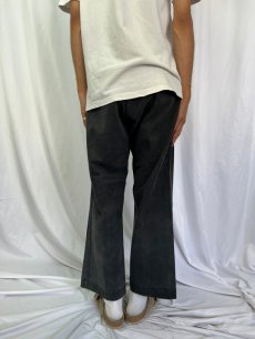 画像4: 50's Can't Bust'Em "FRISKO JEENS" ツイルワークパンツ BLACK W34  (4)