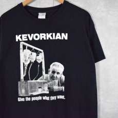 画像1: KEVORKIAN "Give the people what they want." 偉人プリントTシャツ XL (1)