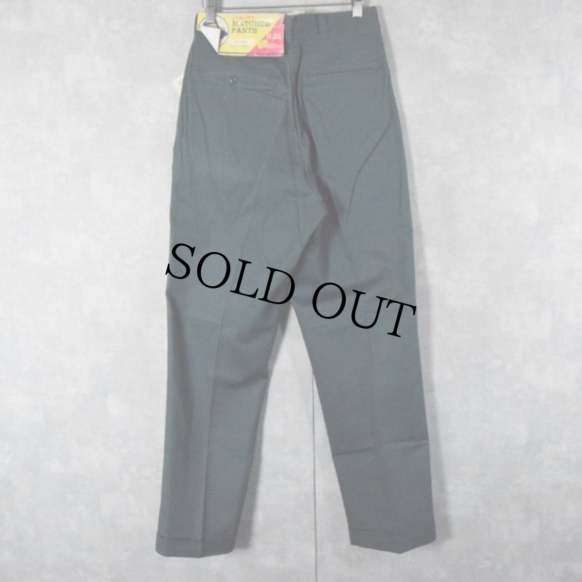 画像2: 60's BLUE BELL USA製 コットンワークスラックス DEADSTOCK W28 (2)