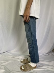 画像3: 60's〜70's LEVI'S 501 BIGE 刺繍入り デニムパンツ W28 (3)