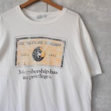 画像1: 90's Phi Delta Chi USA製 "Membership Has Its Privileges." パロディプリントTシャツ XL (1)