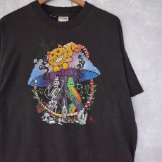 画像1: 90's Alice in Wonderland USA製 イラストプリントTシャツ XL (1)