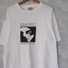 画像1: 90's Anne Frank "Take heed..." メッセージプリントTシャツ XL (1)