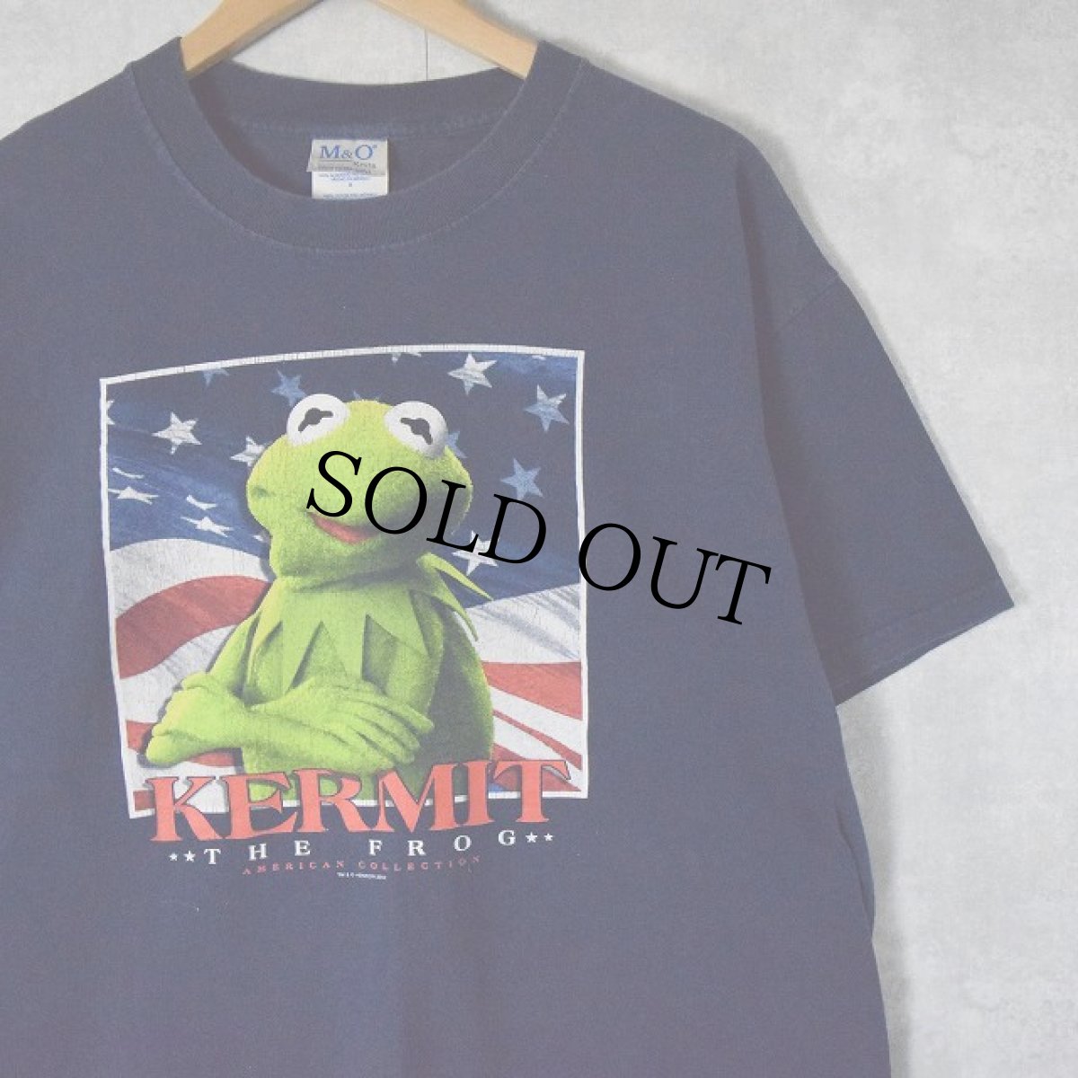 画像1: 2000's KERMIT THE FROG "AMERICAN COLLECTION" キャラクタープリントTシャツ L (1)