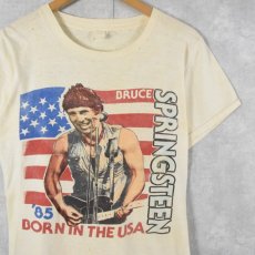 画像1: 80's BRUCE SPRINGTEEN ロックミュージシャン プリントTシャツ (1)