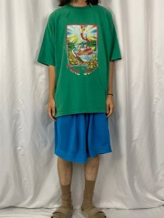 画像2: 90's SIMS "PURE JUICE" スケートボードイラストプリントTシャツ (2)