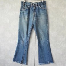 画像1: 70〜80's Levi's 646-0217 オレンジタブ ベルボトムデニムパンツ W31 (1)