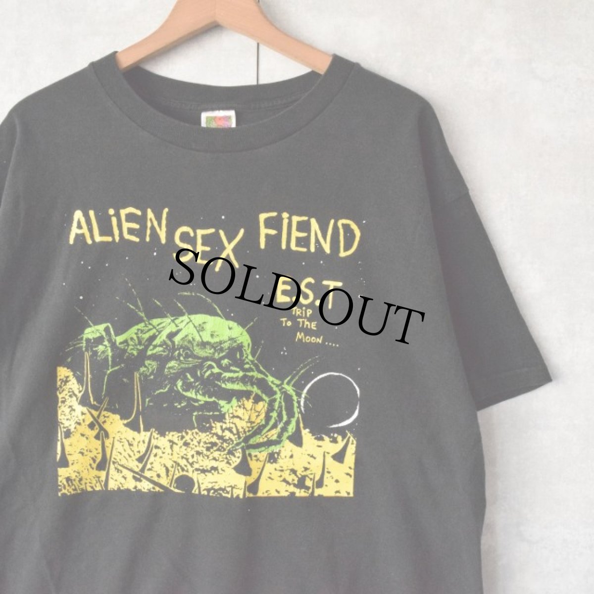 画像1: ALIEN SEX FIEND ゴシックロックバンドTシャツ XL (1)