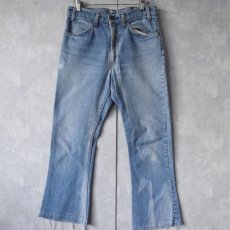 画像1: 70〜80's Levi's 646-0217 オレンジタブ ベルボトムデニムパンツ W31 (1)