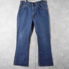 画像1: 80's Levi's 646-0217 オレンジタブ ベルボトムデニムパンツ W34 (1)