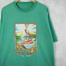 画像1: 90's SIMS "PURE JUICE" スケートボードイラストプリントTシャツ (1)