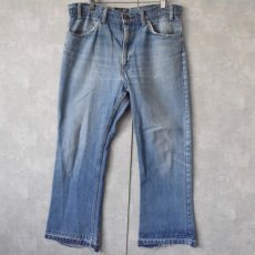 画像1: 70's Levi's 646-0217 オレンジタブ ベルボトムデニムパンツ W37 (1)