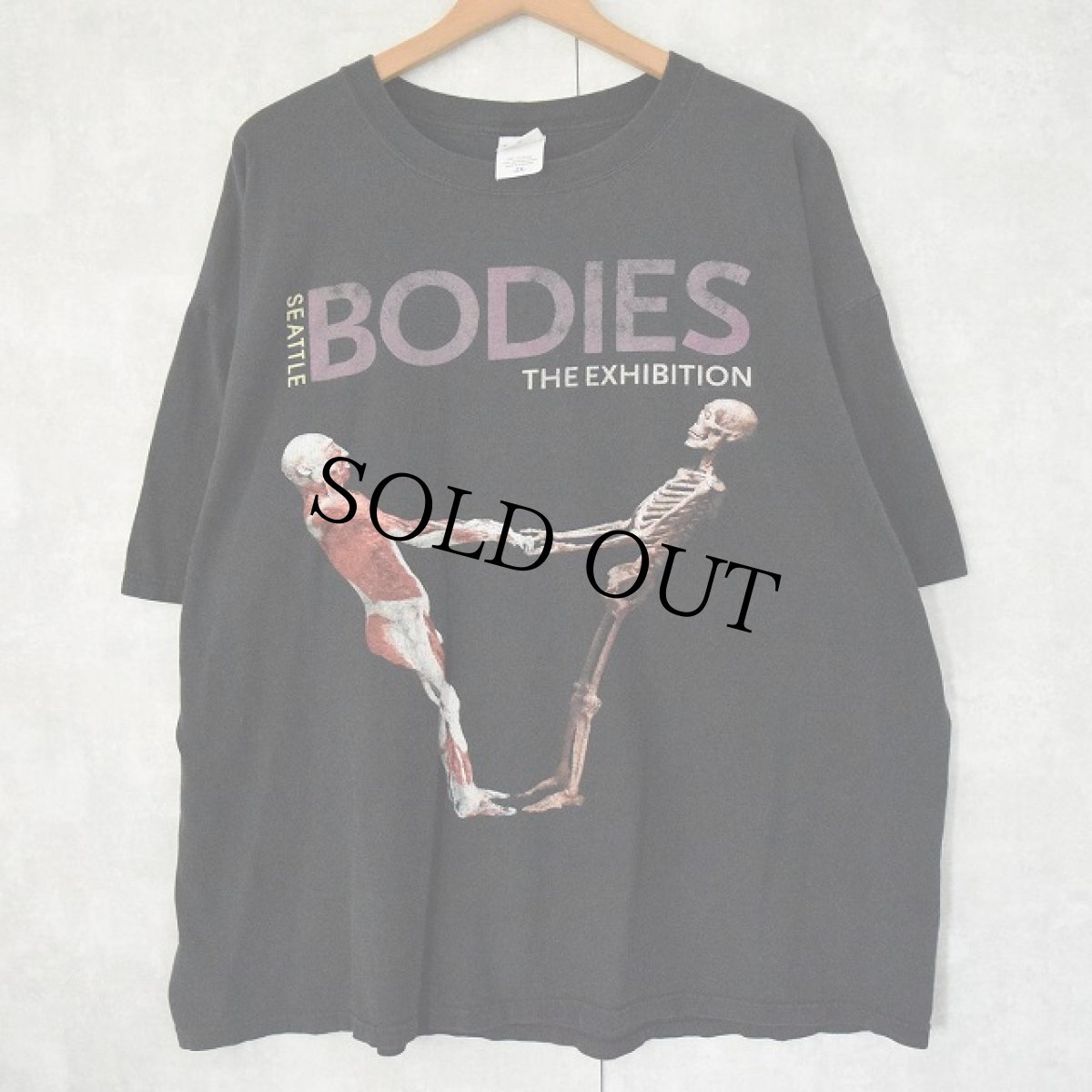 画像1: BODIES THE EXHIBITUON 人体イラスト イベントTシャツ 2X (1)