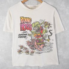 画像1: 90's RATFINK USA製 キャラクタープリントTシャツ M (1)