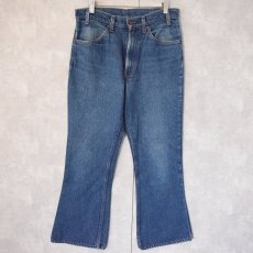 画像1: 80's Levi's 646-0217 オレンジタブ ベルボトムデニムパンツ W31 (1)