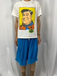 画像2: 90's The Flintstones "FRED B.C." キャラクターイラストプリントTシャツ (2)