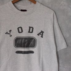 画像1: 90's STAR WARS "YODA" 映画キャラクタープリントTシャツ (1)