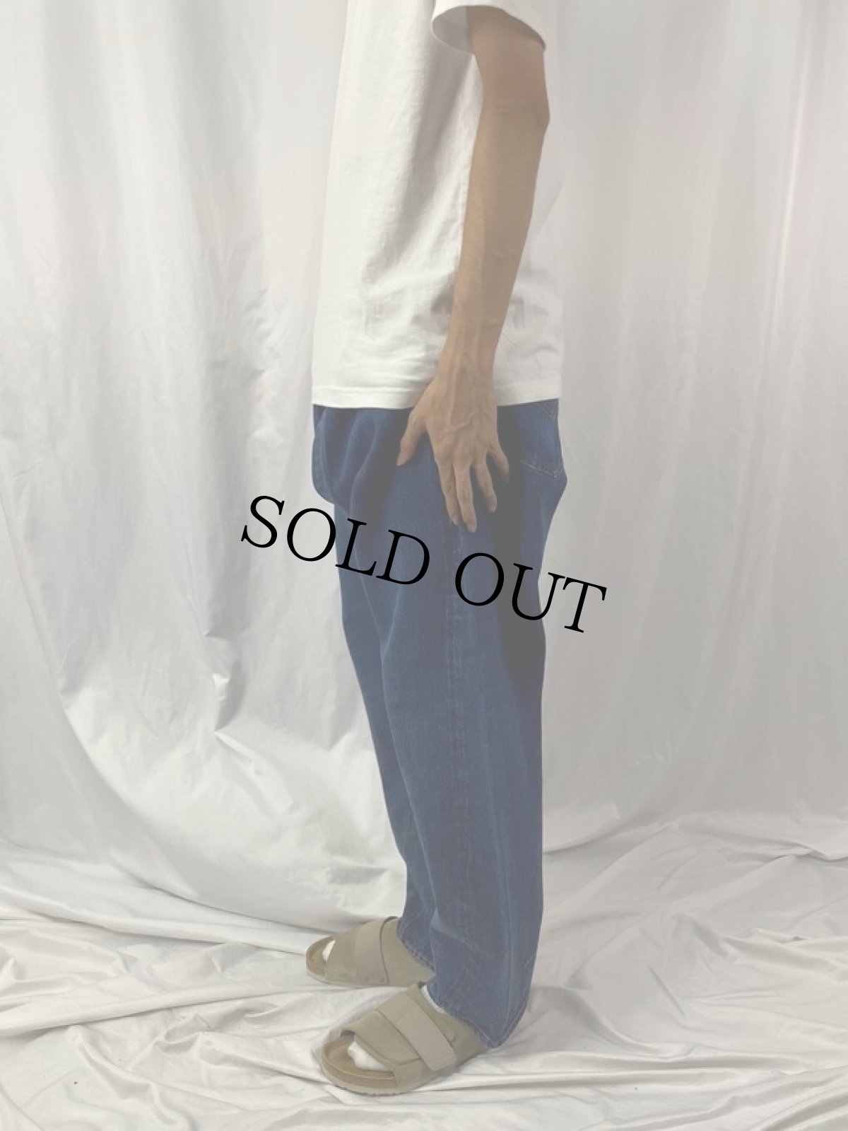 画像3: 60's LEVI'S 501 BIGE S TYPE デニムパンツ W39 (3)