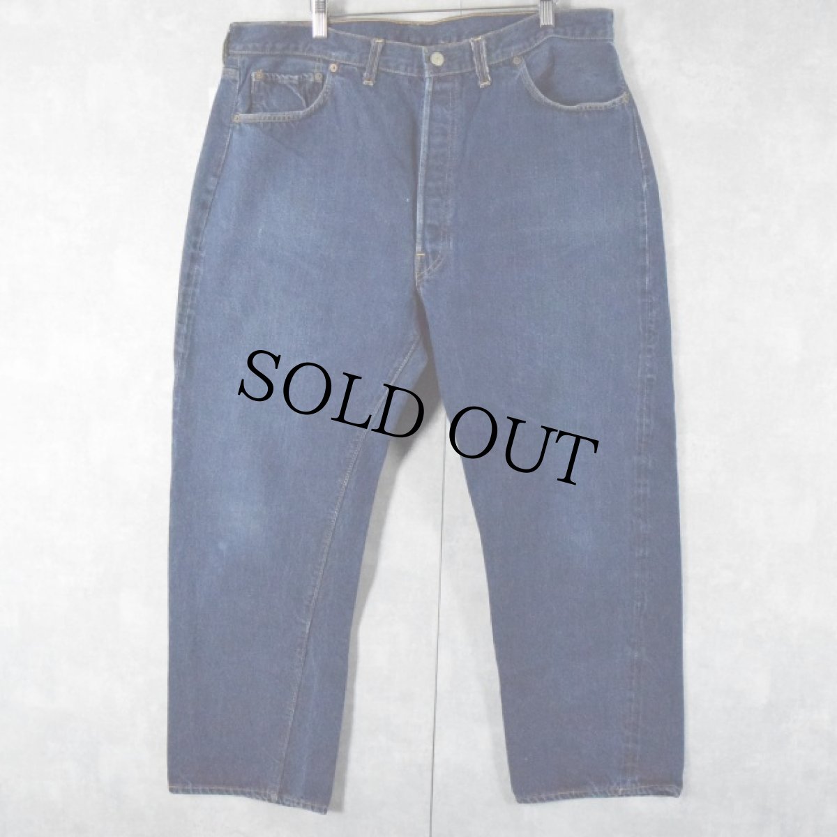 画像1: 60's LEVI'S 501 BIGE S TYPE デニムパンツ W39 (1)