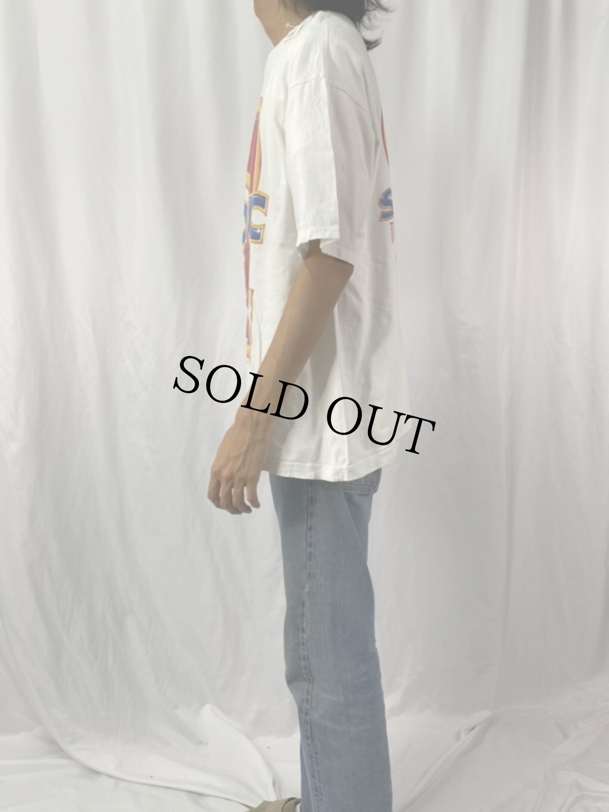 画像3: 90's SONIC "THE HEDGEHOG2" ゲームキャラクタープリントTシャツ XL (3)