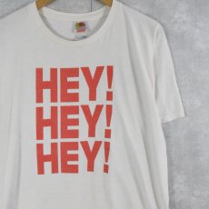 画像1: FAT ALBERT "HEY! HEY! HEY!" アニメプリントTシャツ L (1)