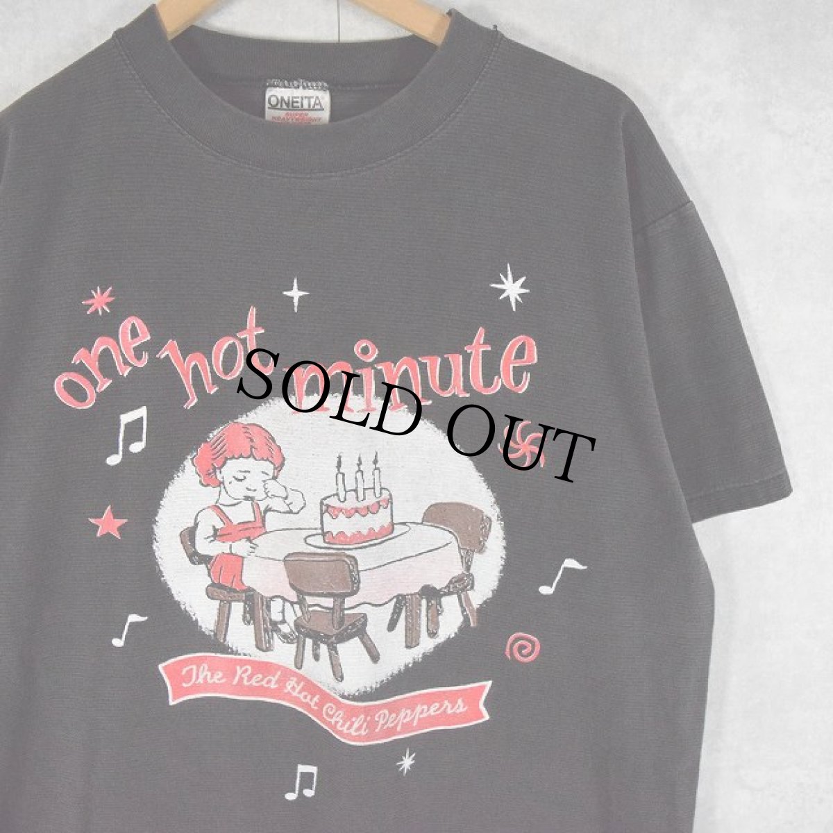 画像1: 90's Red Hot Chili Peppers USA製 "One Hot Minute World Tour 1996" ロックバンドプリントTシャツ BLACK L (1)