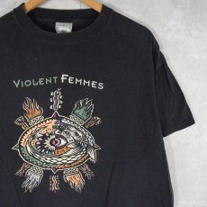 画像1: 90's VIOLENT FEMMES USA製 フォークパンクバンドTシャツ XL (1)