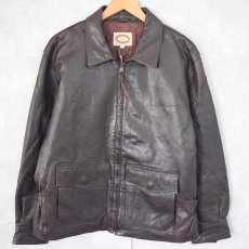 画像1: 80's BANANA REPUBLIC レザージャケット SIZE42 (1)